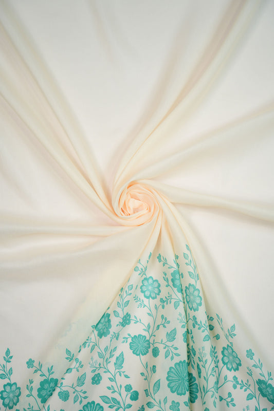 Mehfil Florals Muslin Printed Fabric