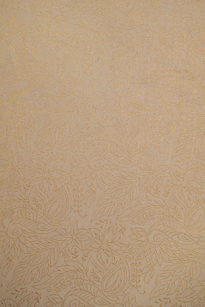 Floral Embossed Sheer Organza Fabric