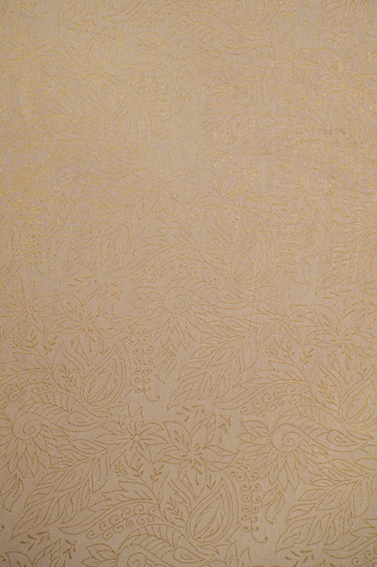 Floral Embossed Sheer Organza Fabric