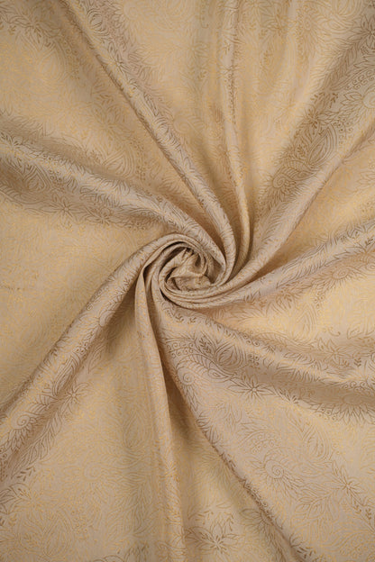 Floral Embossed Sheer Organza Fabric