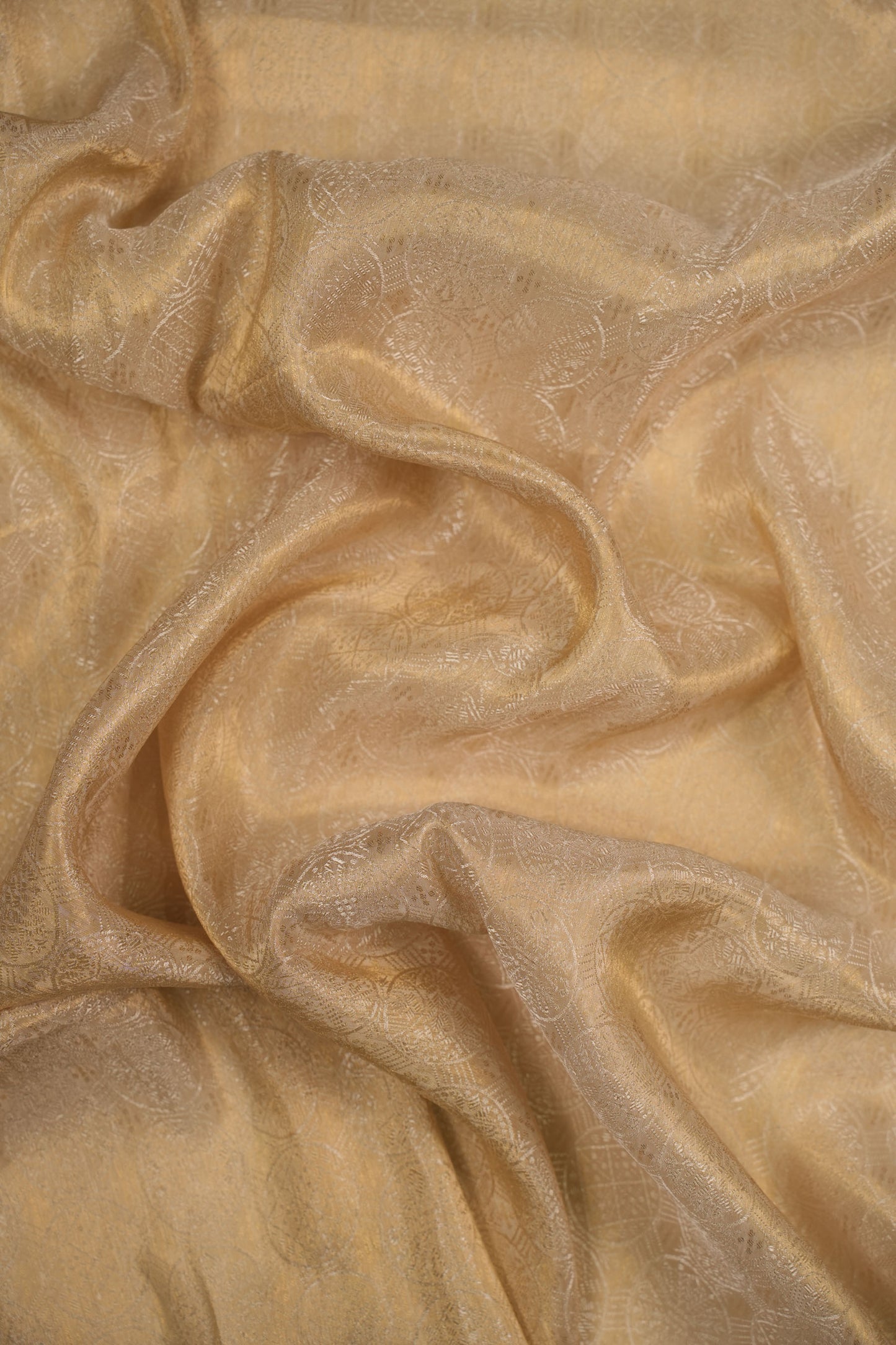 Nawab Circle Weave Tanchoi Fabric