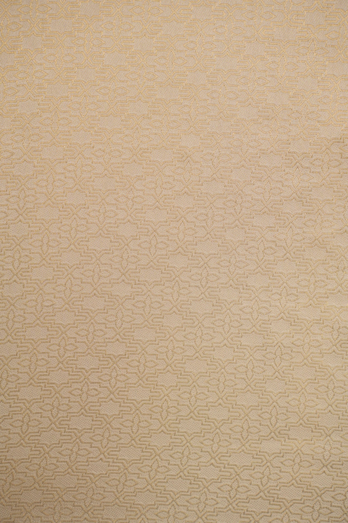Subtle Gold Geometric Banarasi Jacquard Fabric