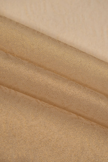 Pure Tissue Organza Floral Brocade Fabric with Self Pattern and Lustrous Sheen
