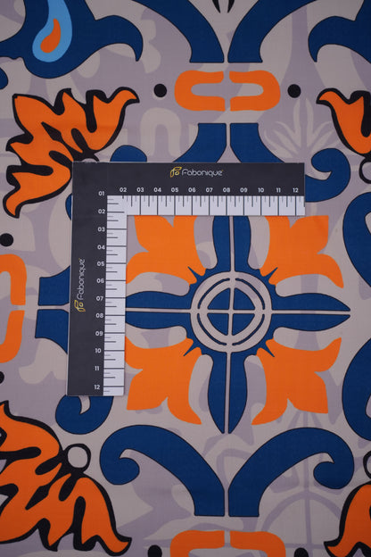 Coastal Carnival Linen Printed Fabric