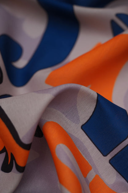 Coastal Carnival Linen Printed Fabric