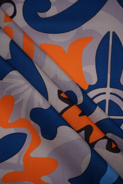 Coastal Carnival Linen Printed Fabric