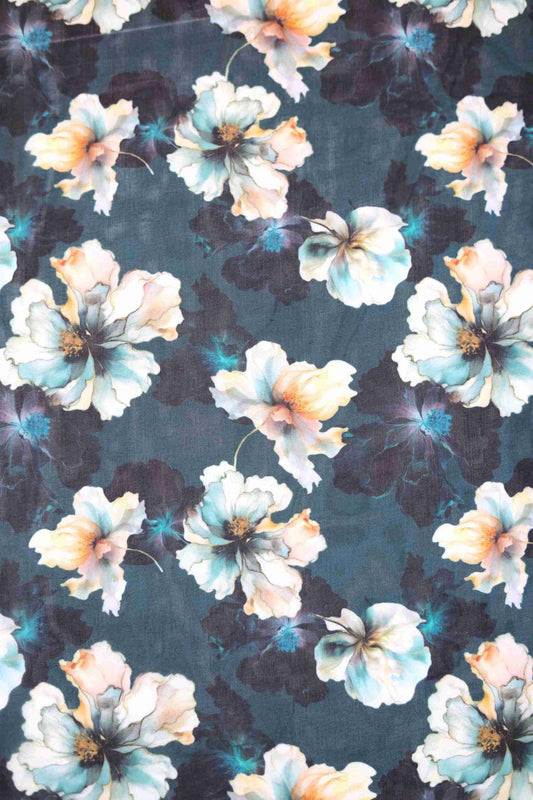 Dusky Dahlia Tabby Fabric