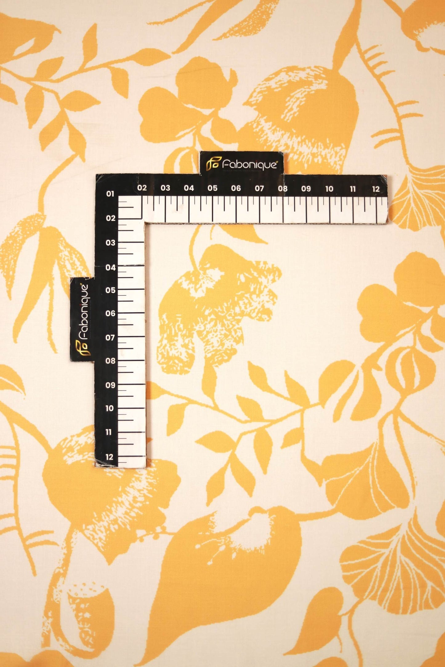 Amber Flora Linen Fabric