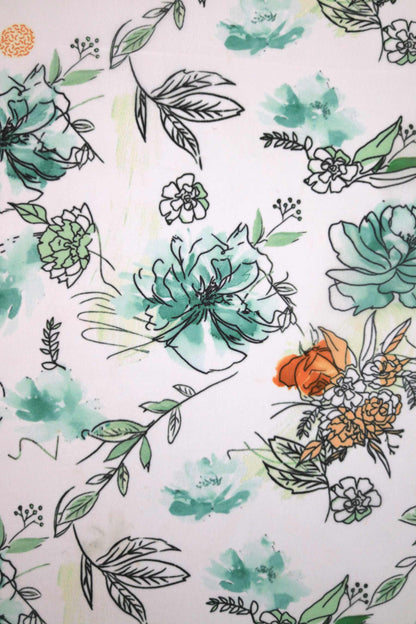 Aquarelle Garden Weightless Fabric