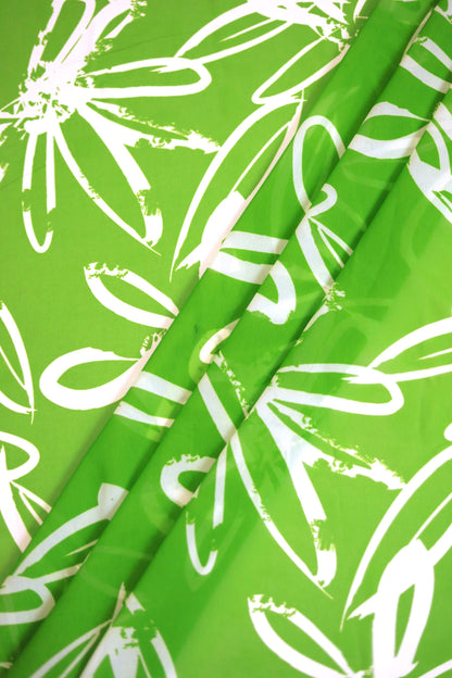 Green Zest Weightless Fabric