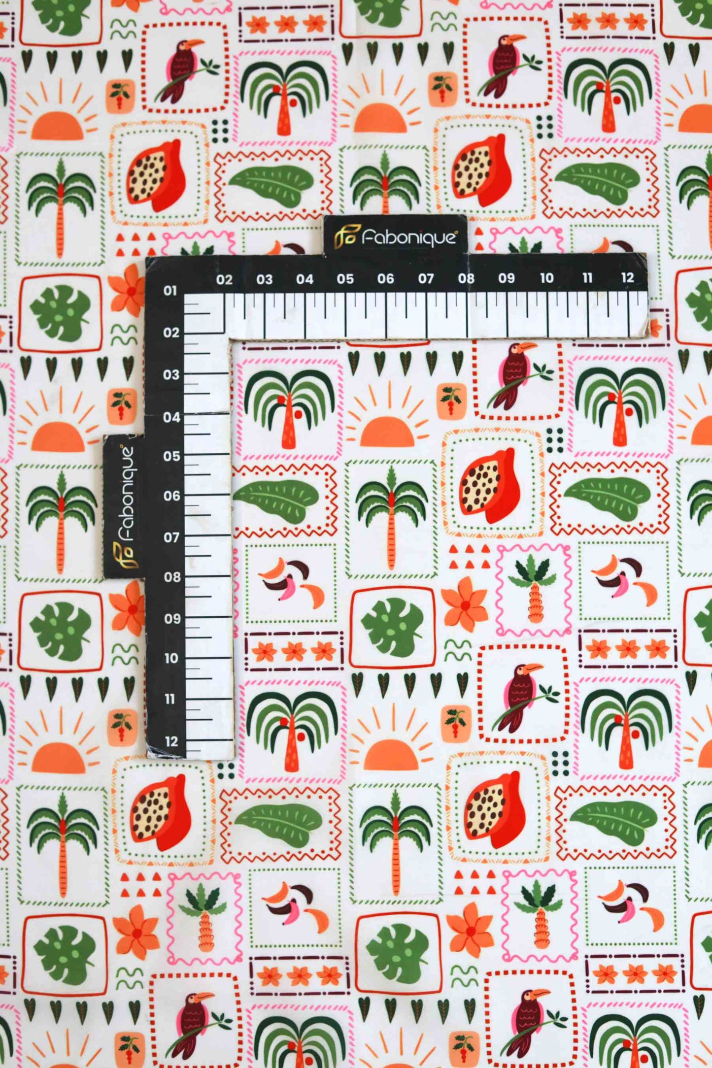 Tropical Tales Muslin Fabric