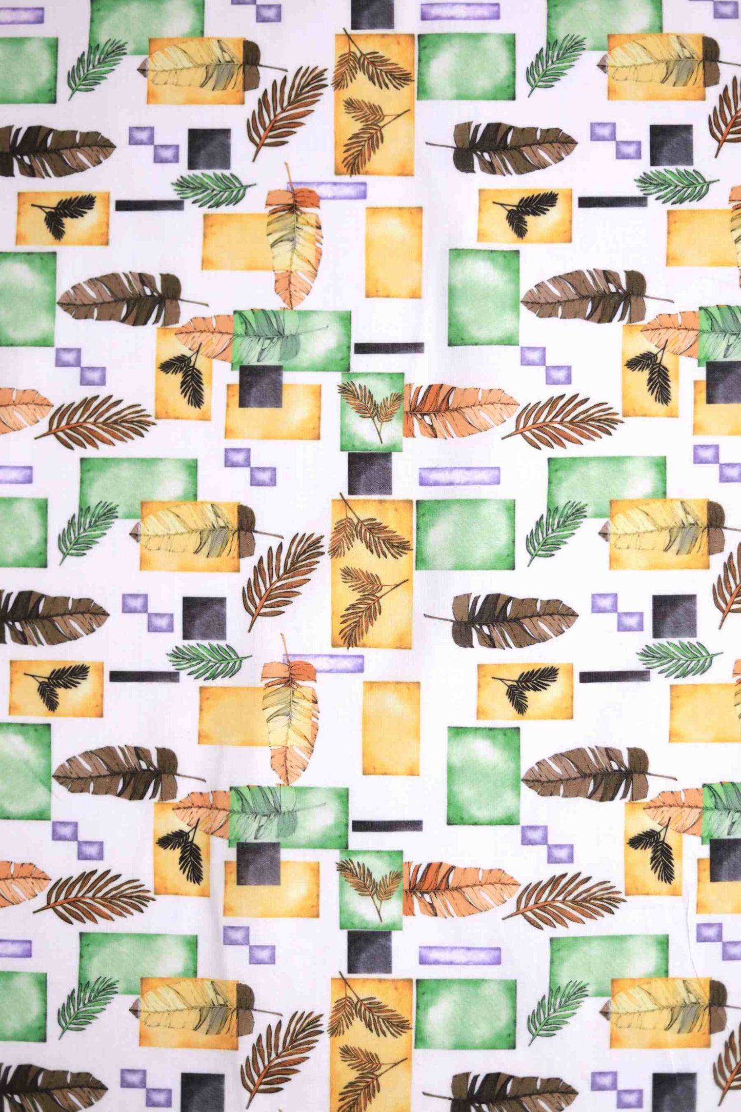 Retro Tropic Muslin Fabric