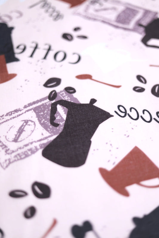 Café Muslin Mood Fabric