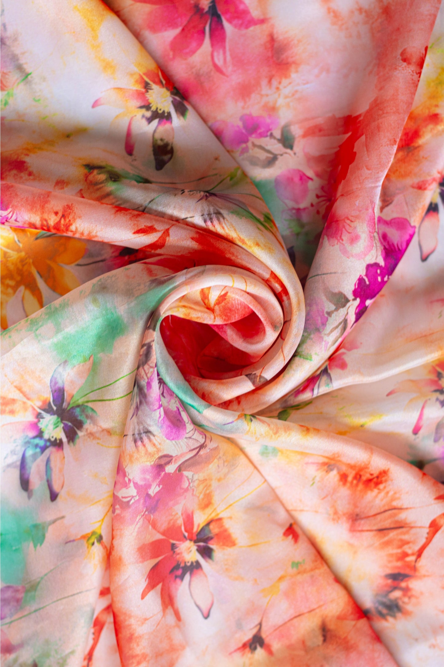 Floral Mist Tabby Printed Fabric