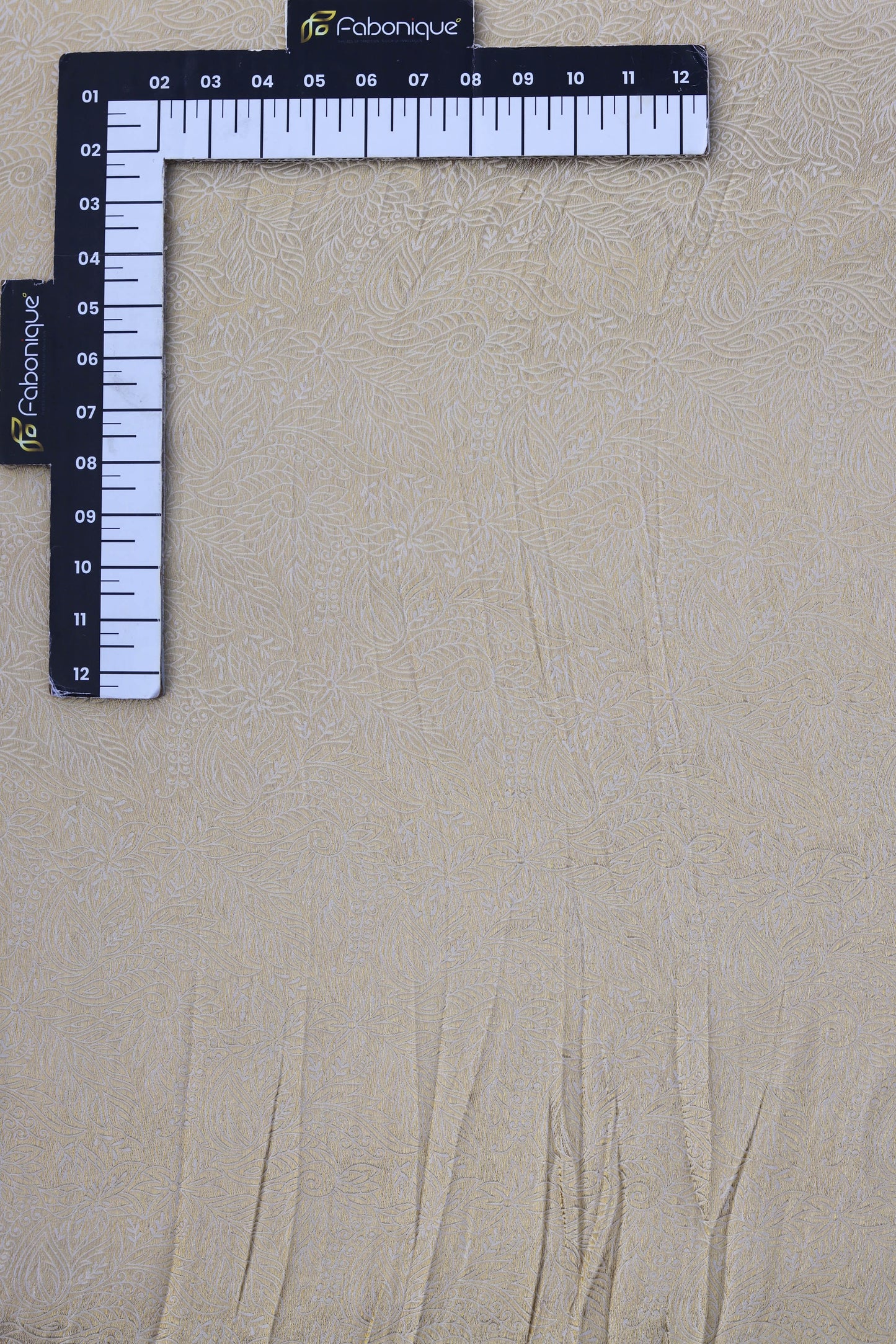 Floral Embossed Sheer Organza Fabric