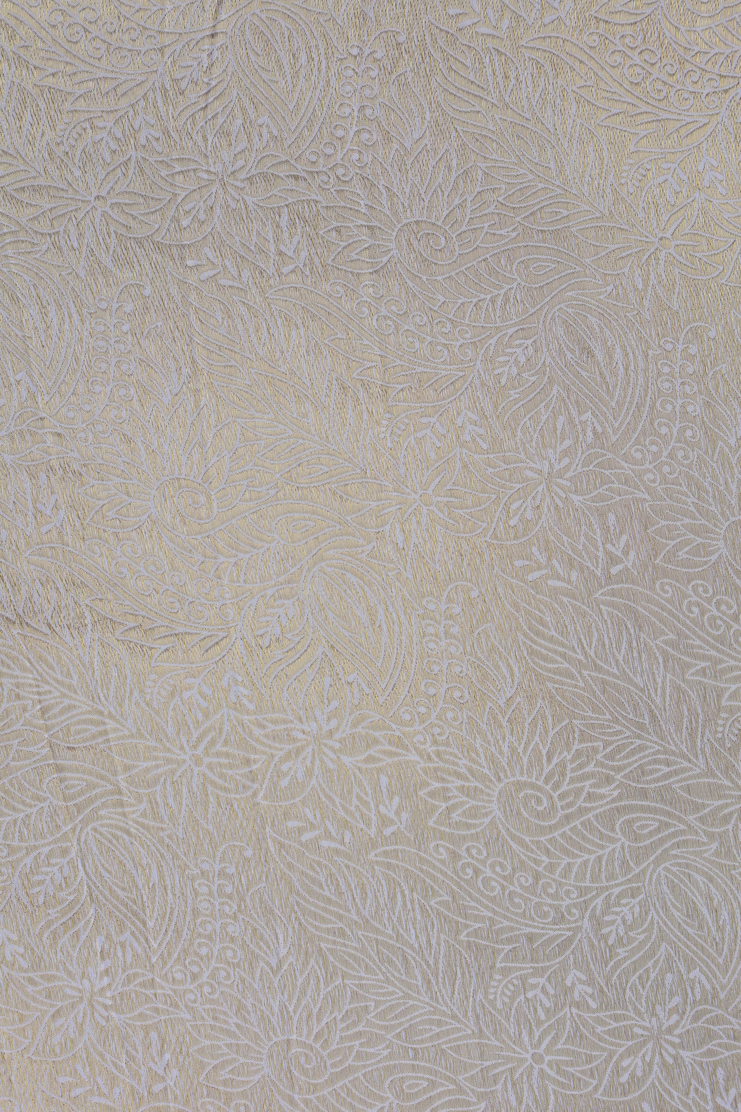 Floral Embossed Sheer Organza Fabric