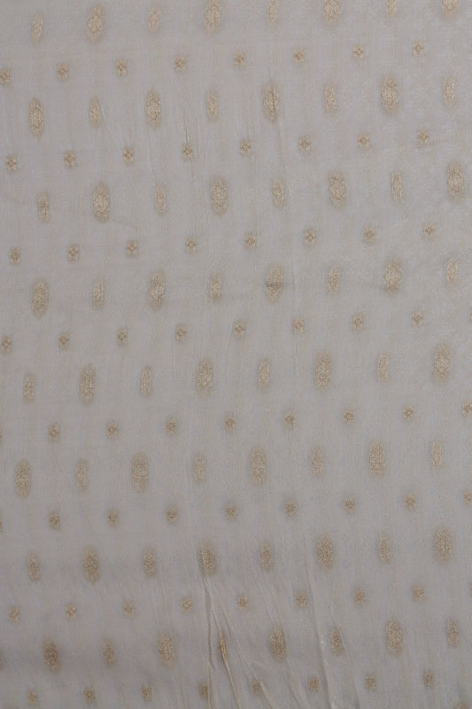 Metallic Sheen Self-Pattern Jacquard Fabric