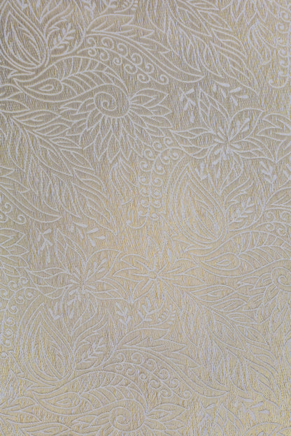 Floral Embossed Sheer Organza Fabric
