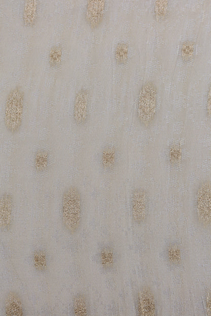 Metallic Sheen Self-Pattern Jacquard Fabric