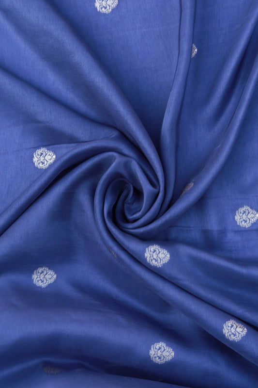 Embroidered Elegance Silk Blend Fabric