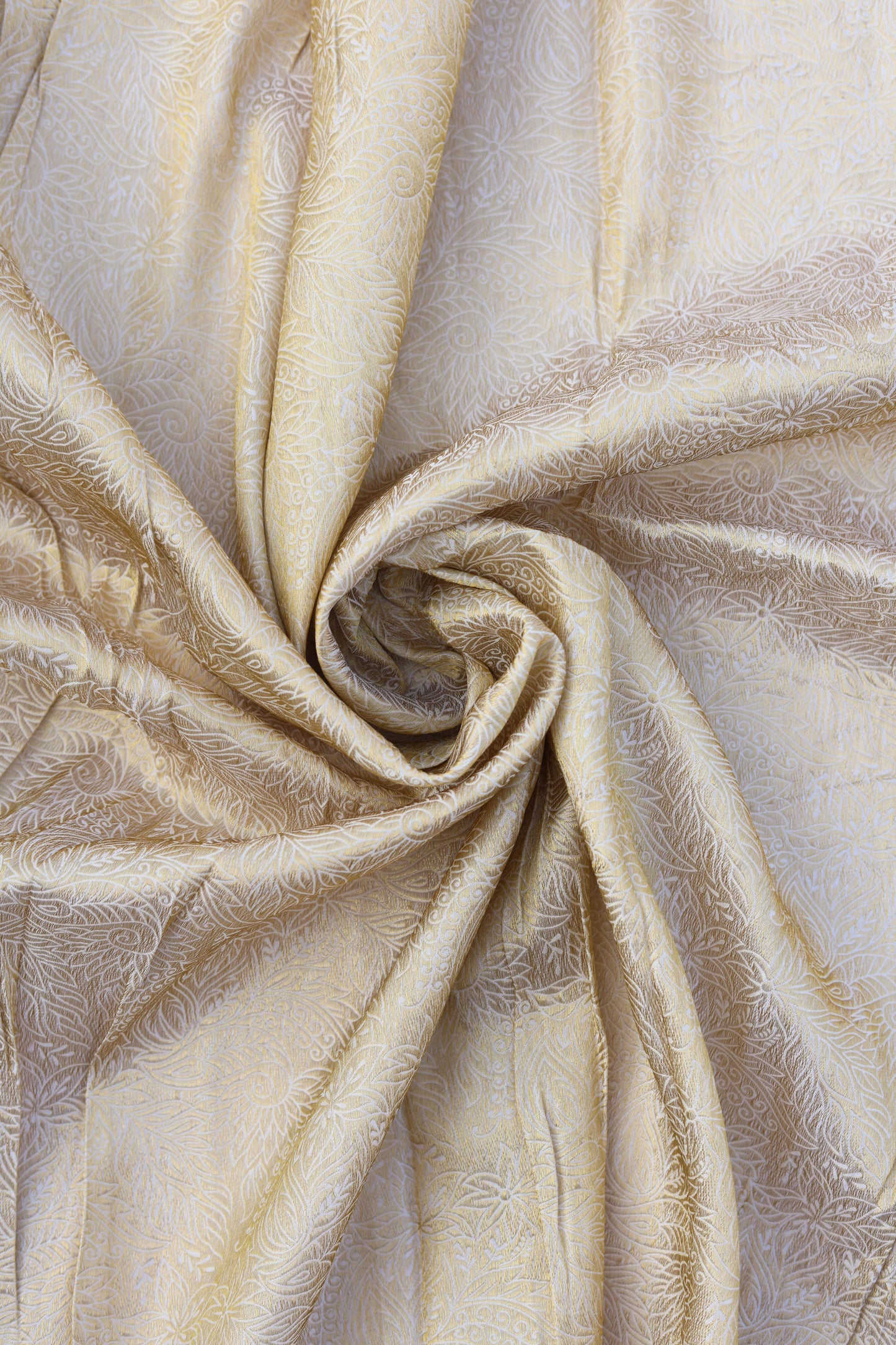 Floral Embossed Sheer Organza Fabric