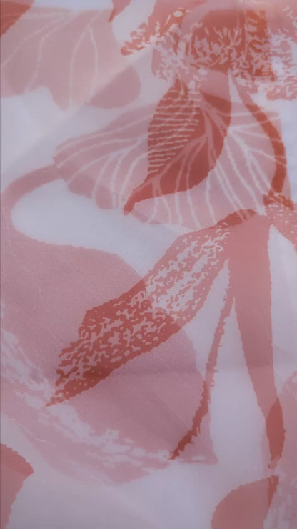 Rust Reverie Organza Fabric