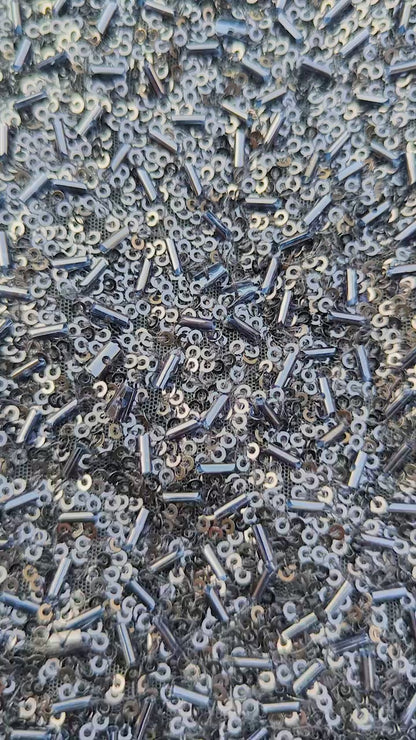 Metallic Luxe All Over Sequined Fabric